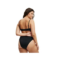 Cotton On Women's Super Scoop Bikini Top