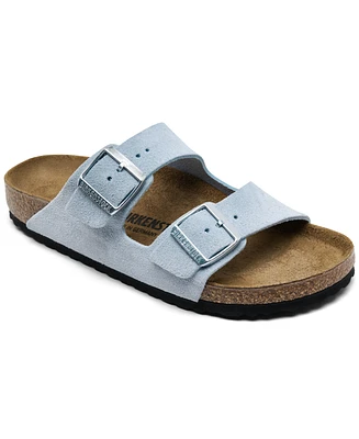 Birkenstock Women's Arizona Suede Leather Sandals from Finish Line