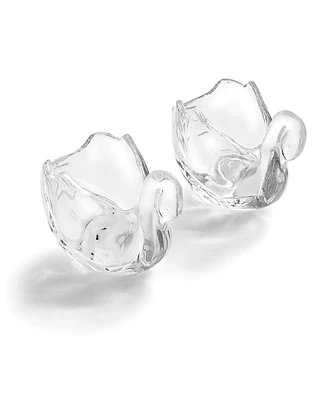 Godinger Swan Voltive Holder - Set of 2