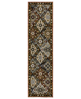 Oriental Weavers Andorra 2408A 2'3"x8' Runner Area Rug