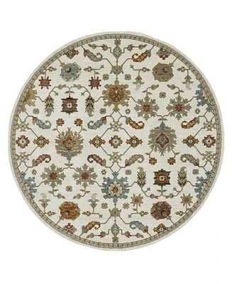Oriental Weavers Andorra 2419B 7'10"x7'10" Round Area Rug