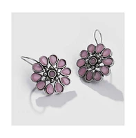 Sohi Oxidized-Floral Jewellery Set