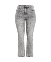 City Chic Plus Harley Fit Keyla Straight Jean
