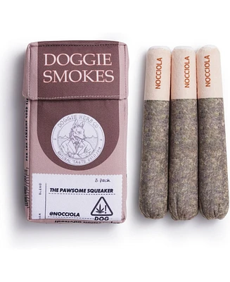 Nocciola 3 Pack Paw-Re-Roll Toys with a Box, Interactive Plush Toys for Small Medium Dogs Pitbull Husky Frenchie, Share a Puff with Pup, Toybox Canine