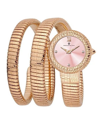 Christian Van Sant Women's Naga Pink Dial Watch - CV0894