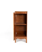 Casainc Modern Bathroom Floor & Linen Cabinet with Adjustable Shelves and Antique Brass Hardware