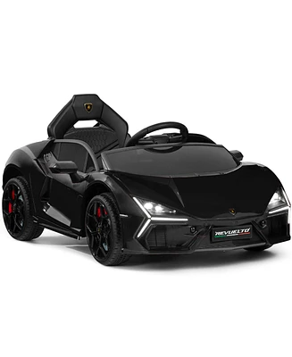 Best Choice Products Kids 12V Ride-On Car Officially Licensed Lamborghini Revuelto w/ Remote, Led Lights