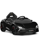 Best Choice Products Kids 12V Ride-On Car Officially Licensed Lamborghini Revuelto w/ Remote, Led Lights