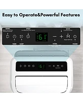 Zafro 6,000 Btu Portable Ac with Fan and Dehumidifier, Smart App, Remote Control, 24H Timer, Led Display, Easy Room Cooling and Humidity Control