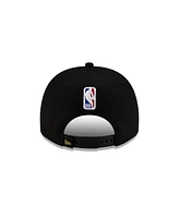 New Era Men's Black Indiana Pacers 2025 Nba Finals Champions Locker Room A-Frame 9FIFTY Snapback Hat
