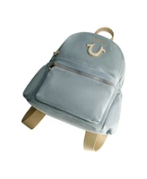True Religion Zip Pocket Denim Horseshoe Backpack