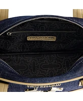 True Religion Small Denim Bowling Satchel