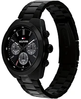 Tommy Hilfiger Men's Chronograph Black Ip Stainless Steel Bracelet Watch, 40mm
