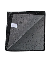 Trafalgar Men's Mystere Metallic Star Light 12 x Silk Pocket Square