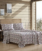Beatrice Home Fashions Lodge 100-Thread Count Microfiber 3-Pc. Sheet Set, Twin