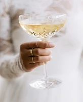 Waterford Lismore Essence Champagne Saucer 9.5oz, Set of 2