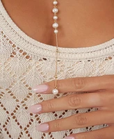 Ettika Coastal Mother of Pearl Lariat Necklace