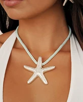 Ettika Starfish Statement Pendant Necklace