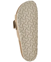 Birkenstock Women's Oita Nubuck-Suede Leather Printed Footbed Sandals from Finish Line