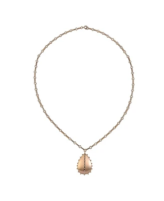 Rachel Rachel Roy Gold Tone Long Teardrop Pendant Necklace