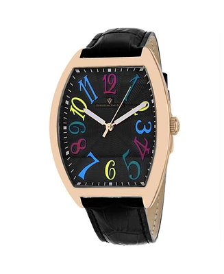 Christian Van Sant Men's Royalty Ii Black Dial Watch - CV0375