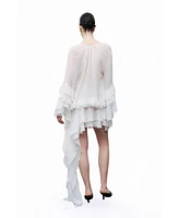 Nocturne Women's Flounce Blouse