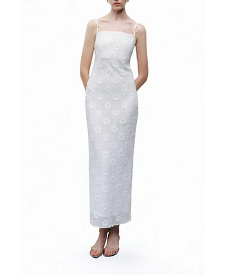 Nocturne Women's Stone Embroidered Dress