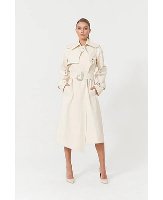 Jendue Women's Chaby Trench Coat