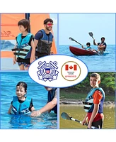 Quiksilver Life Vest Uscg Approved Life Jacket, Evoprene Pfd Personal Flotation Device