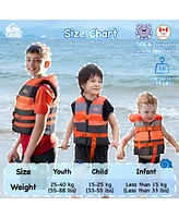 Quiksilver Infant Uscg Life Vest, Upright Flotation & Grab Handle for Trips