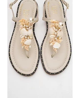 Forever & Always Shoes Joe Leather Thong Sandal