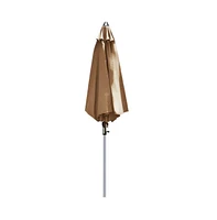 9 Feet Patio Outdoor Market Umbrella with Aluminum Pole without Weight Base