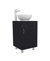 Vicksburg Bathroom Vanity, 1 Door, 4 Legs, White