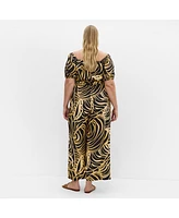 City Chic Women's Erica Swirl Jumpsuit