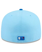 New Era Men's Light Blue/Blue Colorado Rockies 2025 Fourth of July 59FIFTY Fitted Hat