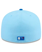New Era Men's Light Blue/Blue Los Angeles Dodgers 2025 Fourth of July 59FIFTY Fitted Hat