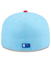 New Era Men's Light Blue/Red Washington Nationals 2025 Fourth of July 59FIFTY Fitted Hat