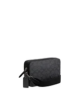 Coach Men's Charter 19 in Signature Canvas Crossbody