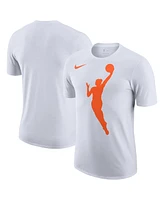 Nike Men's and Women's White Wnba Logo Woman T-Shirt