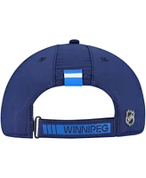Fanatics Men's Navy Winnipeg Jets Authentic Pro Rink Adjustable Hat