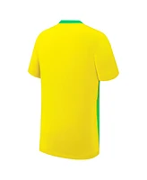Nike Big Boys and Girls Yellow Brazil Women's National Team 2025/26 Home Replica Jersey