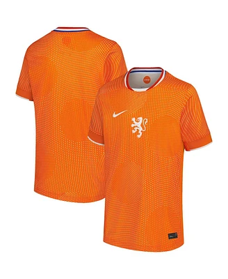 Nike Big Boys and Girls Orange Netherlands Women's National Team 2025/26 Home Replica Jersey