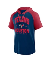 Logo Athletic Men's Navy Houston Texans Prime Hoodie T-Shirt