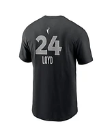 Nike Men's Jewell Loyd Black Las Vegas Aces Explorer Edition Name Number T-Shirt