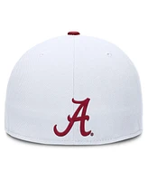 Nike Men's White Alabama Crimson Tide True Primetime Performance Fitted Hat