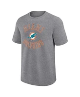 Logo Athletic Men's Heather Gray Miami Dolphins Success T-Shirt