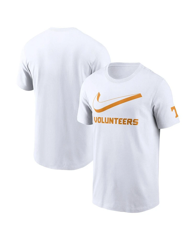Nike Men's White Tennessee Volunteers Primetime 2-Hit Swoosh T-Shirt