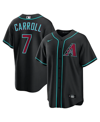 Nike Men's Corbin Carroll Black Arizona Diamondbacks Alternate Replica Jersey