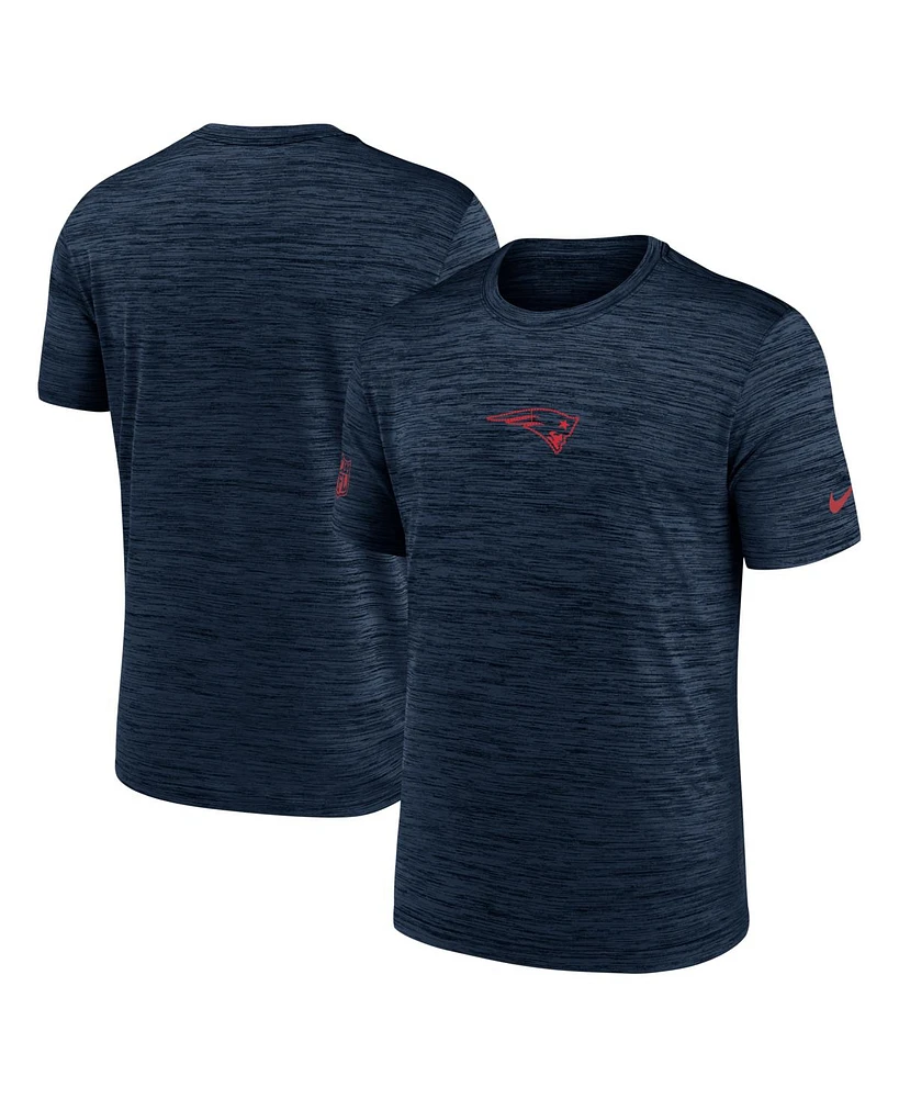 Nike Men's Navy New England Patriots Sideline Velocity Performance T-Shirt
