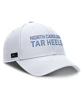 Nike Men's White North Carolina Tar Heels Rise Practice Adjustable Hat